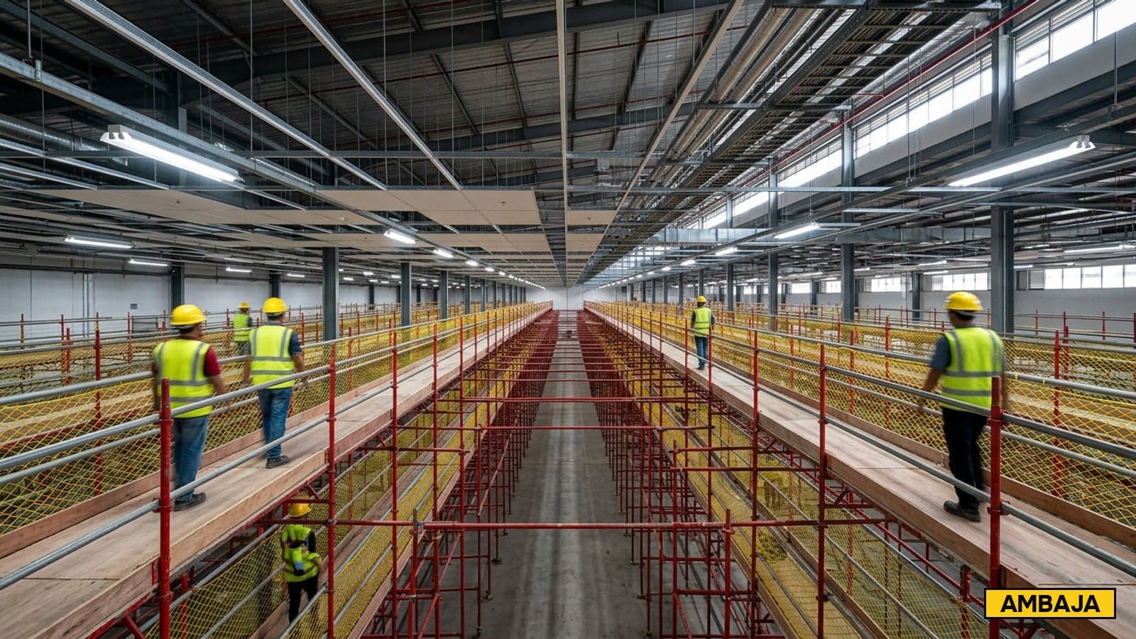 Scaffolding Pabrik 8.000 m² di MM2100, Cikarang — Cikarang